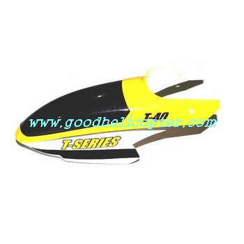 mjx-t-series-t40-t40c-t640-t640c helicopter parts head cover (yellow color)
